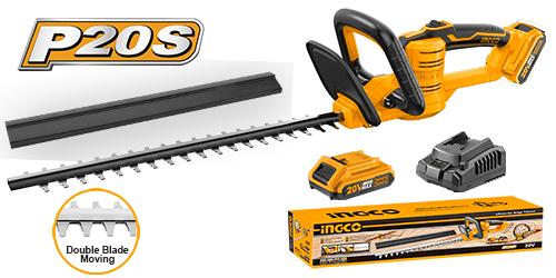 CORDLESS HEDGE TRIMMER 20V INGCO (CHTLI20461)