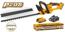 CORDLESS HEDGE TRIMMER 20V INGCO (CHTLI20461)