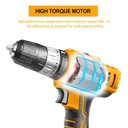 CORDLESS IMPACT DRILL 20V INGCO (CIDLI20012)