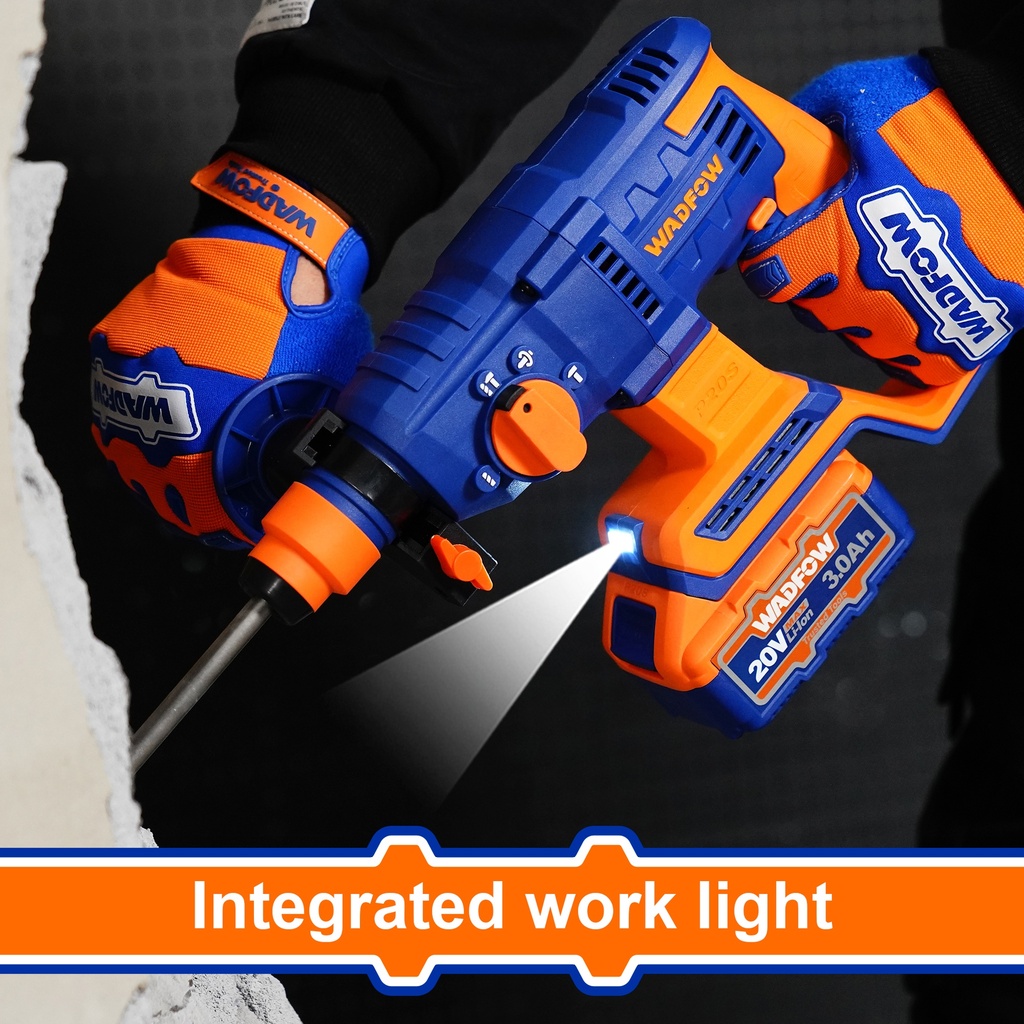 CORDLESS ROTARY HAMMER 22MM WADFOW (WLM1522)