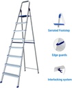 DOMESTIC ALUMINIUM LADDER 8 STEP