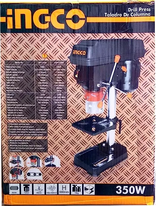 DRILL PRESS INGCO 350W 13MM (DP133505)