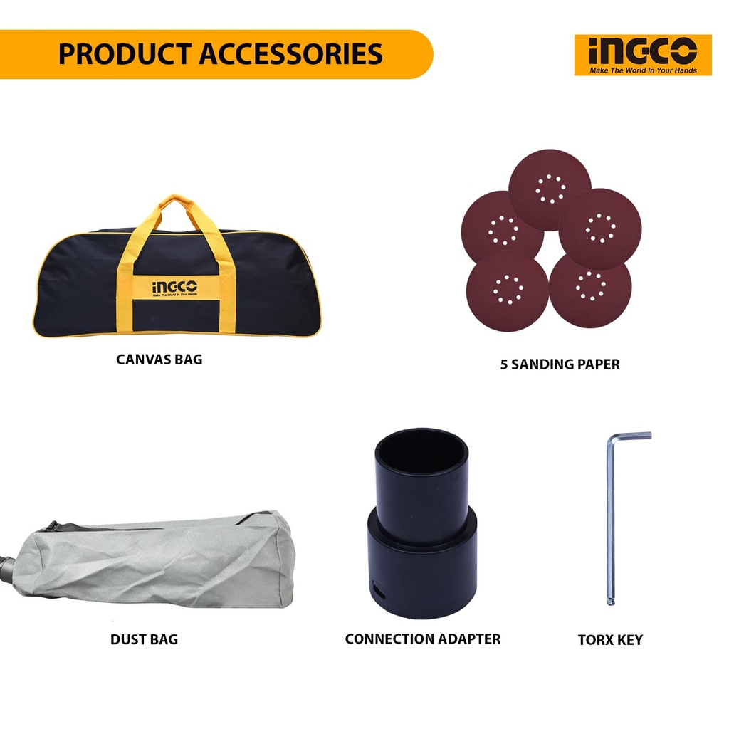 DRYWALL SANDER 1050W INGCO (DWS10501)