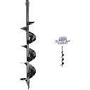 EARTH AUGER BIT 120*800MM WADFOW (WDZ1A52-2)