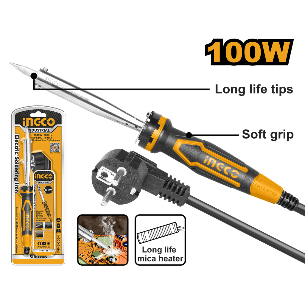 ELECTRIC SOLDERING IRON INGCO (SI00108)