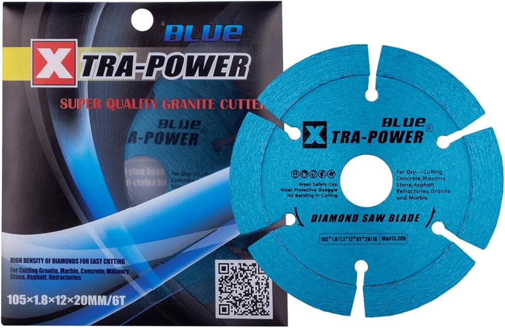 EXTRAPOWER BLUE DIAMOND SAW BLADE 100MM
