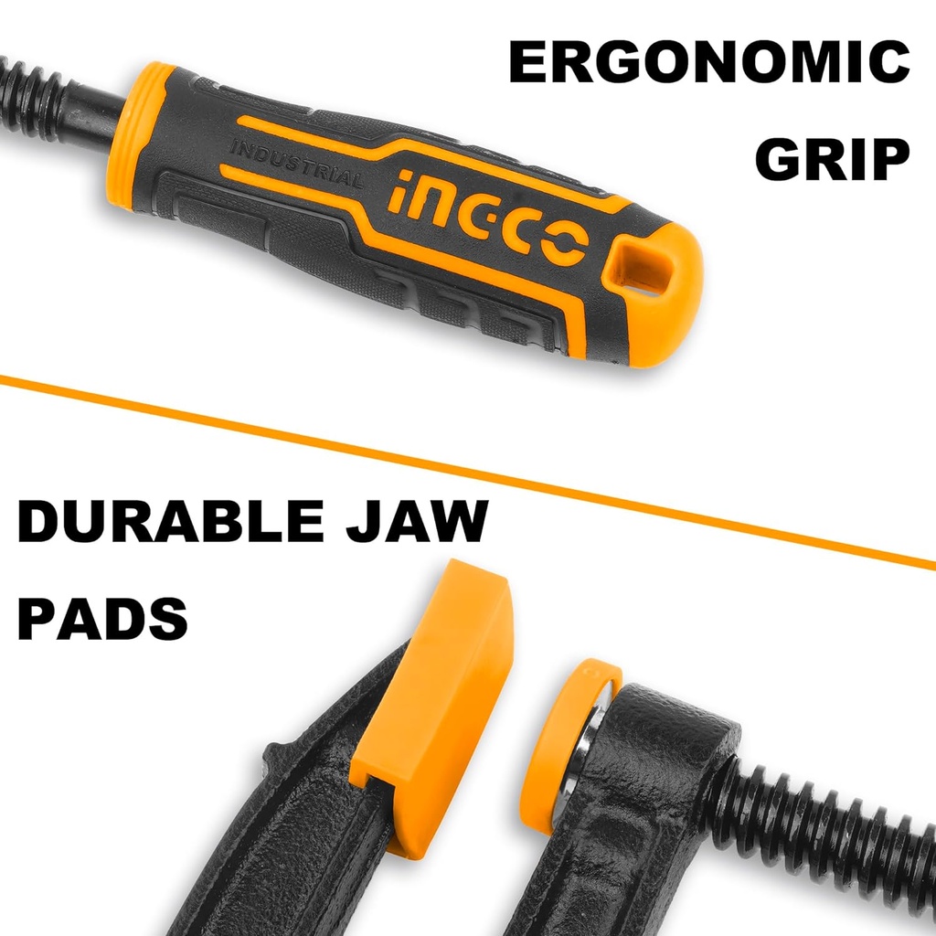 F CLAMP 200MM 8" INGCO (HFC020502)