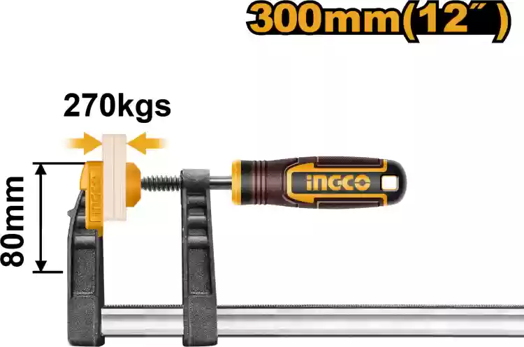F CLAMP 300MM 12" INGCO (HFC020802)