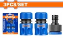 3PCS QUICK HOSE CONN* SET WADFOW (WQC2E33)