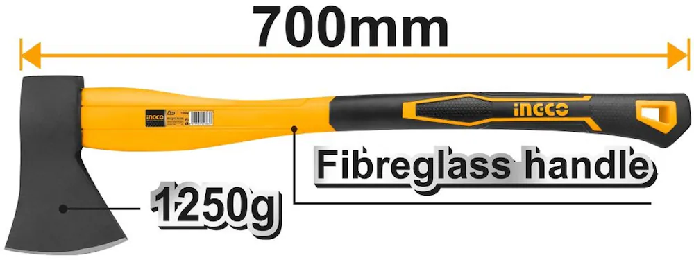 FIBER HANDLE AXE 1250GM INGCO (HAX02012508)-18%