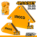 4 PCS MAGNETIC WELDING HOLDER SET INGCO (AMWH4062)