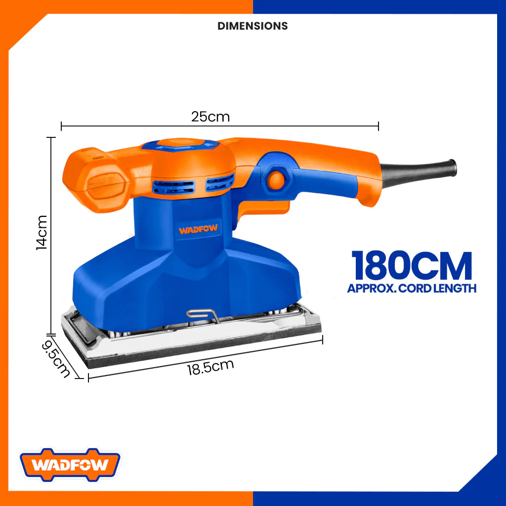 FINISHING SANDER 320W WADFOW (WFA2501)