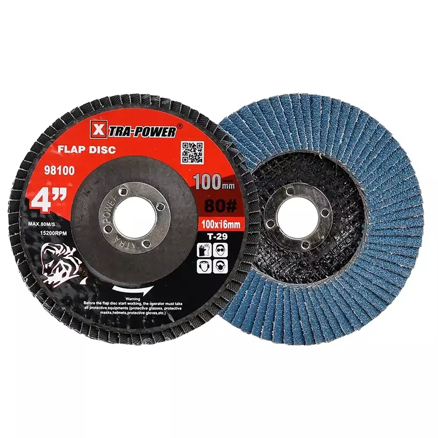 FLAP DISC 100MM #80 XTRA POWER