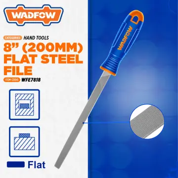 FLAT STEEL FILE 8" WADFOW (WFE7818)