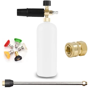 FOAM BOTTLE WITH BRASS CON*