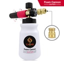 FOAM BOTTLE WITH BRASS CONN* CAZAR PRO