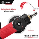 FOAM BOTTLE WITH BRASS CONN* CAZAR PRO