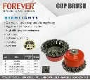 FOREVER WIRE CUP BRUSH 3"