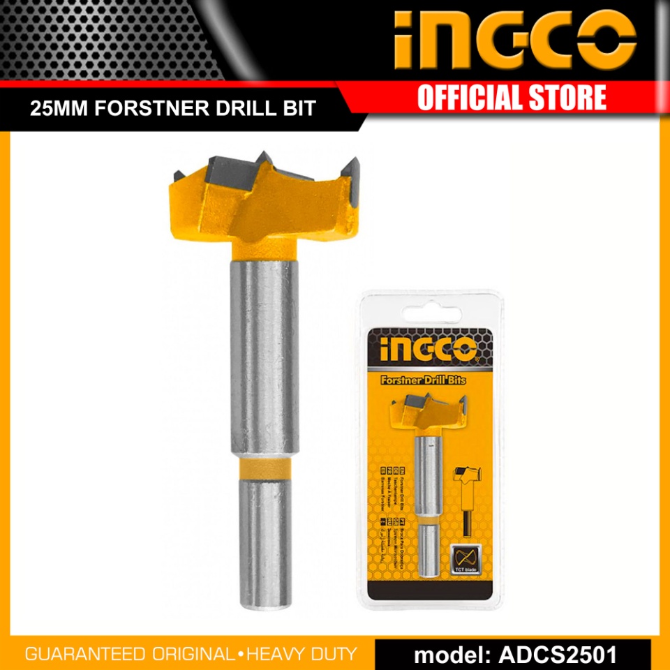 FORSTNER DRILL BIT 25MM INGCO (ADCS2501)