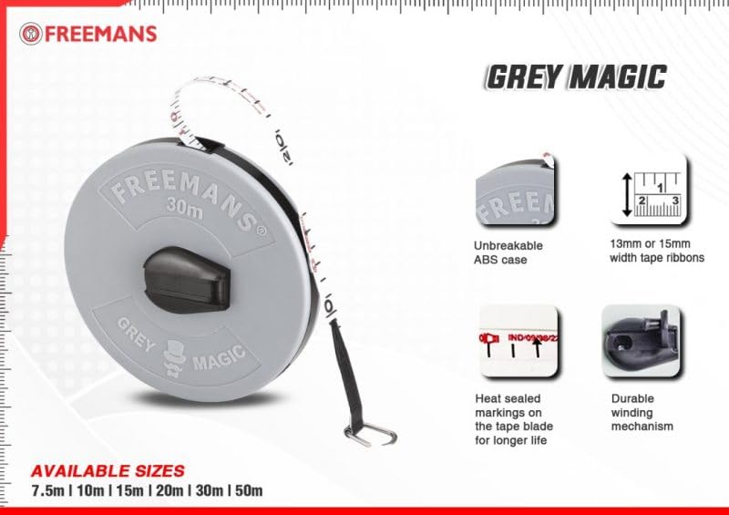 FREEMANS MEASUREMENT TAPE 30MTR