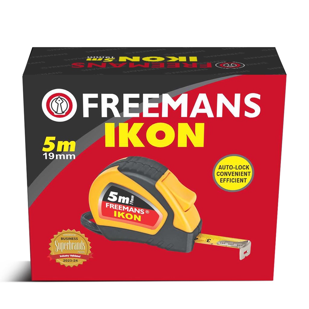 FREEMANS MEASUREMENT TAPE 5MTR