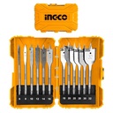 Set Punte Legno Mecchie 12 Pz - Ingco AKDL1201