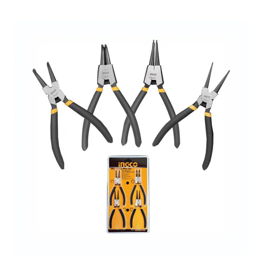 4PCS CIRCLIP PLIERS SET INGCO (HCCPS01180)