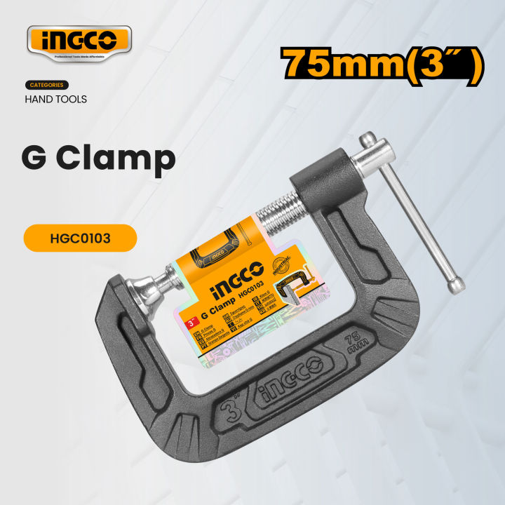 G CLAMP 3" INGCO (HGC0103)