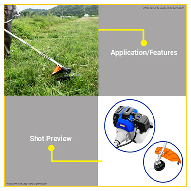 GASOLINE BRUSH CUTTER WADFOW (WGM2543)