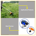 GASOLINE BRUSH CUTTER WADFOW (WGM2543)