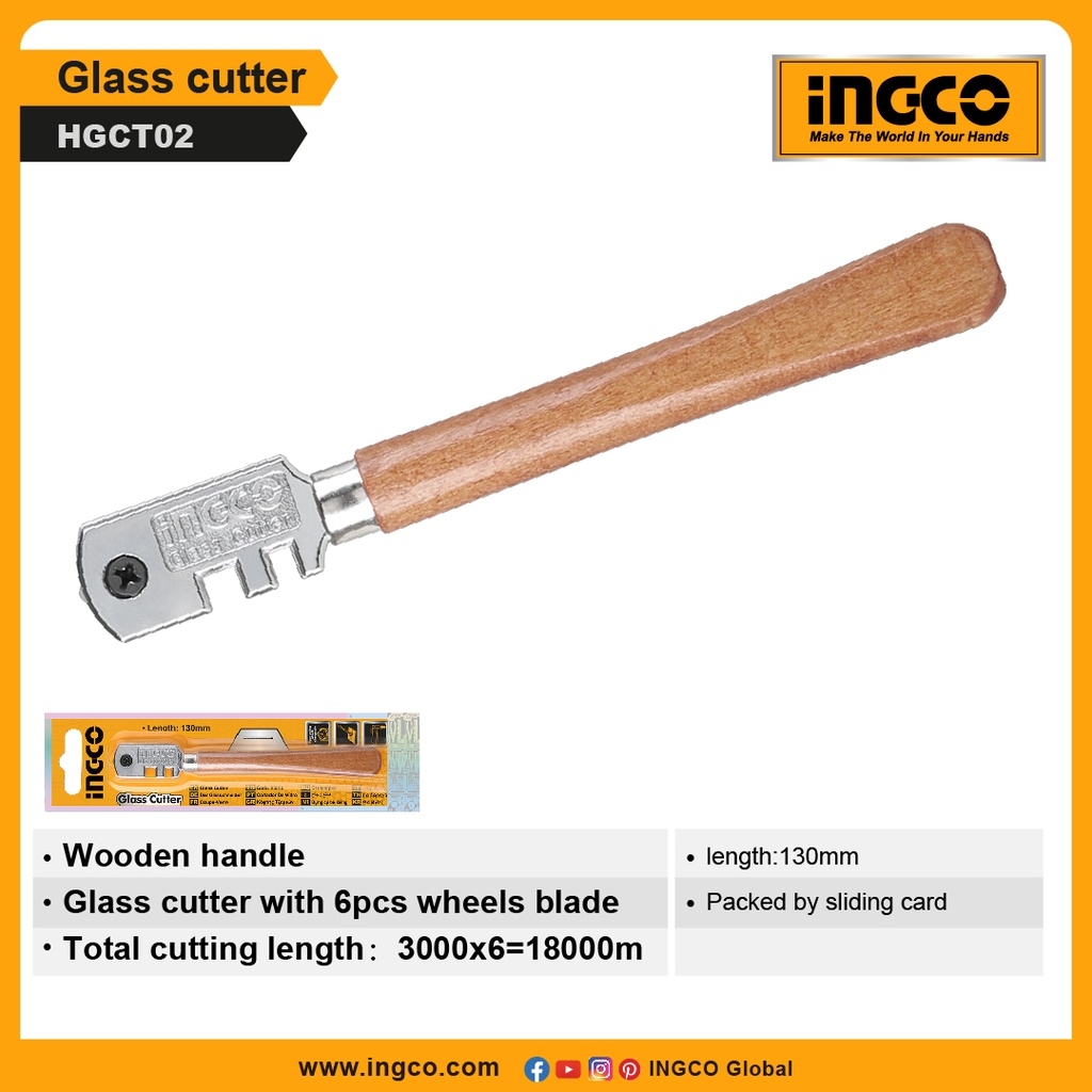 GLASS CUTTER INGCO (HGCT02)