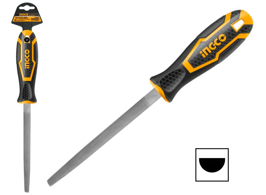 HALF ROUND STEEL FILE INGCO (HSHF088)