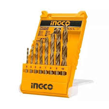 10 PCS HSS TWIST DRILL BITS SET INGCO [AKDB1088]