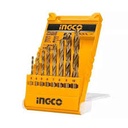 10 PCS HSS TWIST DRILL BITS SET INGCO [AKDB1088]