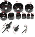 12 PC HOLE SAW SET XCEL FAST