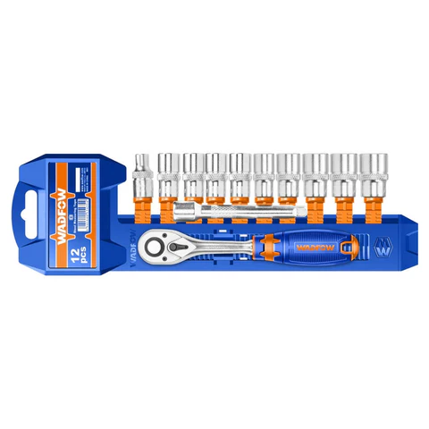 12 PCS 1/2" SOCKET SET WADFOW (WST2212)