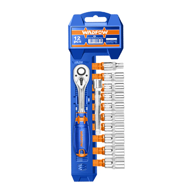 12 PCS 1/4 SOCKET SET WADFOW (WST4212)
