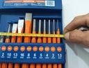 12 PCS COLD CHISEL & PUNCH SET WADFOW (WCC8312)