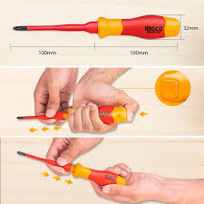12 PCS INSULATED SCREWDRIVER SET INGCO (HKISD1201)