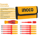 12 PCS INSULATED SCREWDRIVER SET INGCO (HKISD1201)