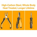 6 PCS MINI PLIERS SET INGCO (HMPS06115)