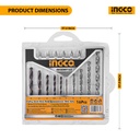 16PCS HSS TWIST DRILL BITS (AKSDB9165)