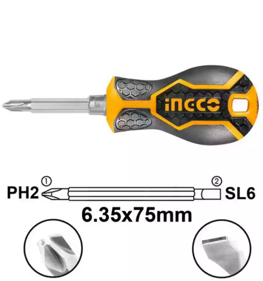 2 IN 1 SCREWDRIVER INGCO (AKISD0202)