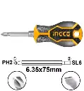 2 IN 1 SCREWDRIVER INGCO (AKISD0202)