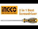 2 IN 1 SCREWDRIVER INGCO (AKISD0203)