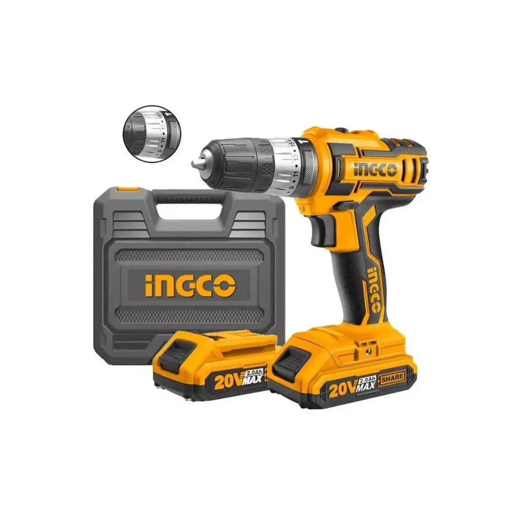 2 PCS CORDLESS IMPACT DRILL 20V (COSLI231003)