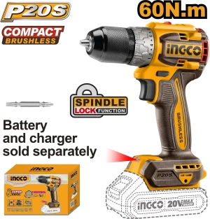 2 PCS CORDLESS IMPACT DRILL 20V (COSLI231003)