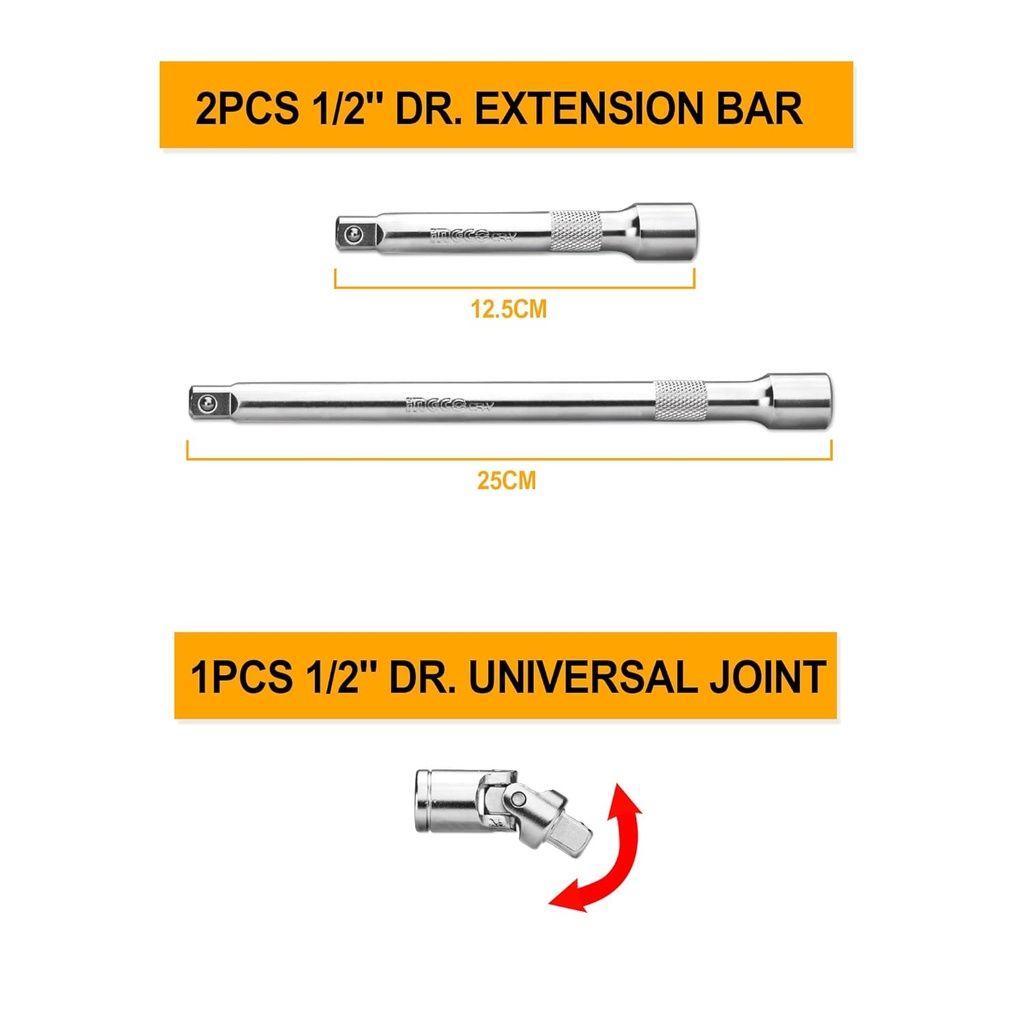 24 PCS 1/2" SOCKET SET ( HKTS0243)