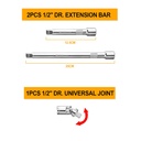 24 PCS 1/2" SOCKET SET ( HKTS0243)