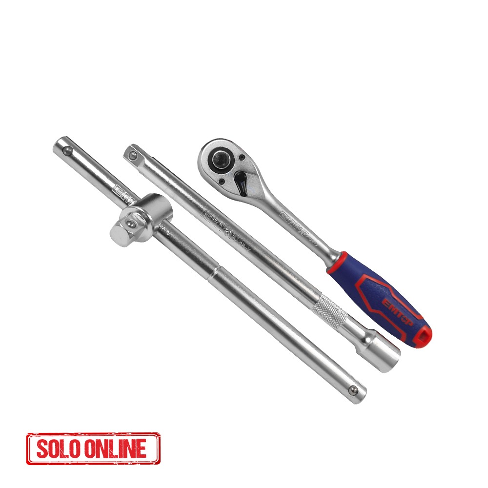 24 PCS 1/2" SOCKET SET EMTOP (ESKT12243)